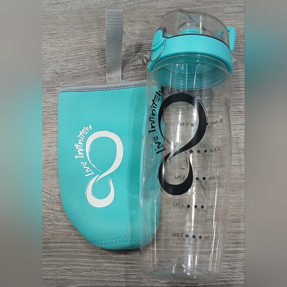 Infinity Raine Aqua Water Bottle with Sleeve